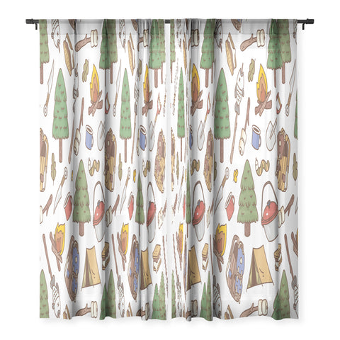 Noristudio Summer Camp Pattern Sheer Non Repeat