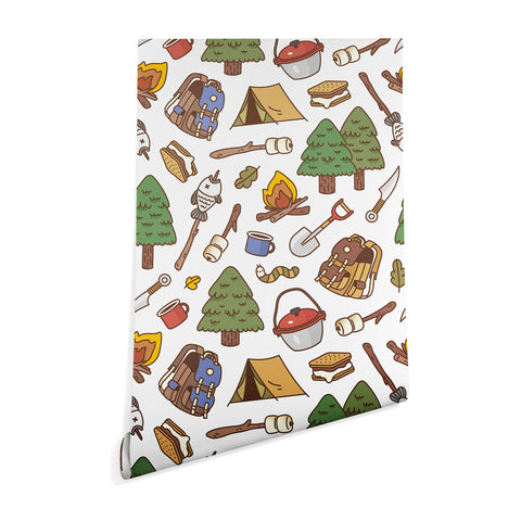 Noristudio Summer Camp Pattern Wallpaper