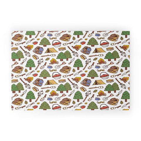 Noristudio Summer Camp Pattern Welcome Mat