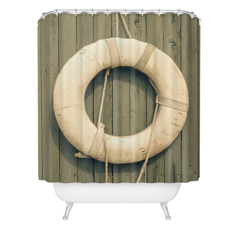 Olivia St Claire Ahoy Shower Curtain