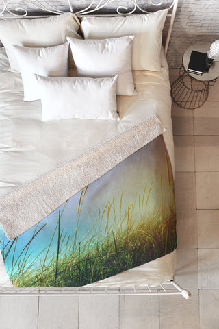 Olivia St Claire Beach Vibes Fleece Throw Blanket