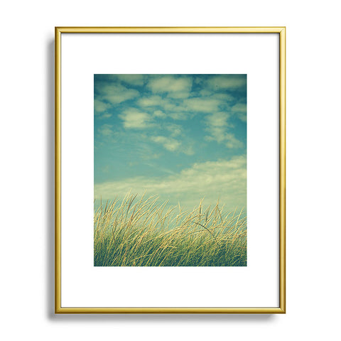 Olivia St Claire Beach Walk Metal Framed Art Print