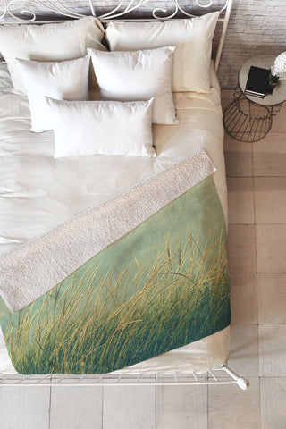 Olivia St Claire Beach Walk Fleece Throw Blanket