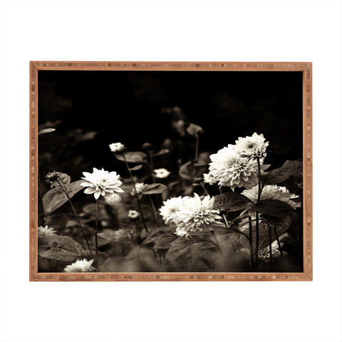 Olivia St Claire Black Dahlia Rectangular Tray