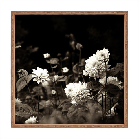 Olivia St Claire Black Dahlia Square Tray