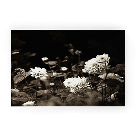 Olivia St Claire Black Dahlia Welcome Mat