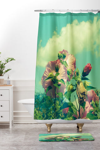 Olivia St Claire Bohemian Summer Shower Curtain And Mat