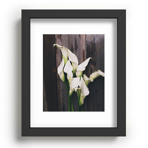 Olivia St Claire Calla Lilies Recessed Framing Rectangle