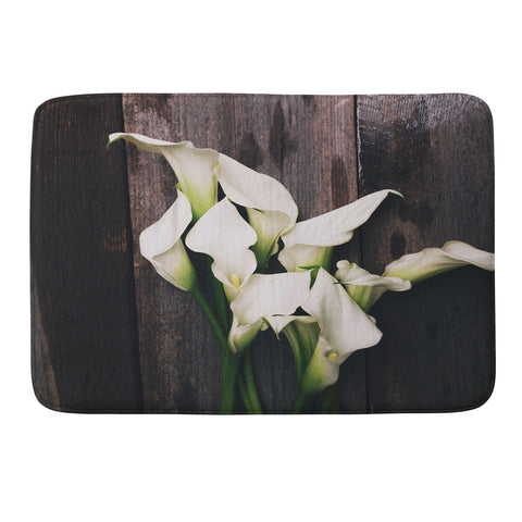 Olivia St Claire Calla Lilies Memory Foam Bath Mat
