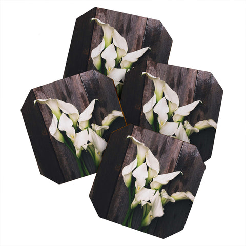 Olivia St Claire Calla Lilies Coaster Set