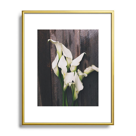 Olivia St Claire Calla Lilies Metal Framed Art Print