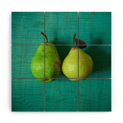 Olivia St Claire Cute Couple Wood Wall Mural