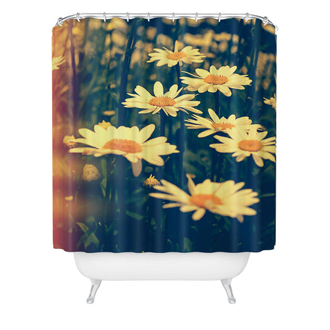 Olivia St Claire Daisies Shower Curtain