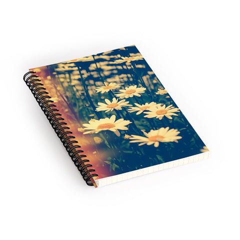 Olivia St Claire Daisies Spiral Notebook
