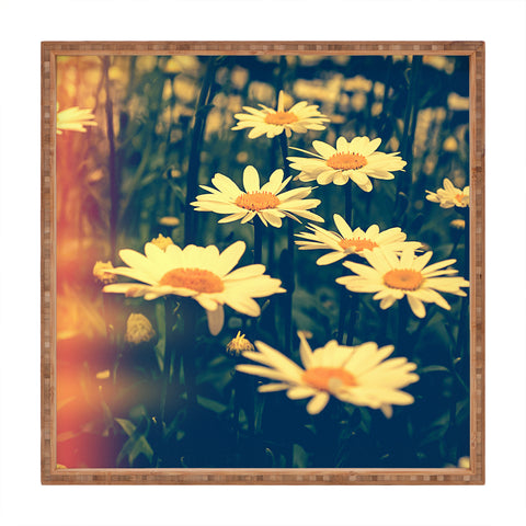 Olivia St Claire Daisies Square Tray
