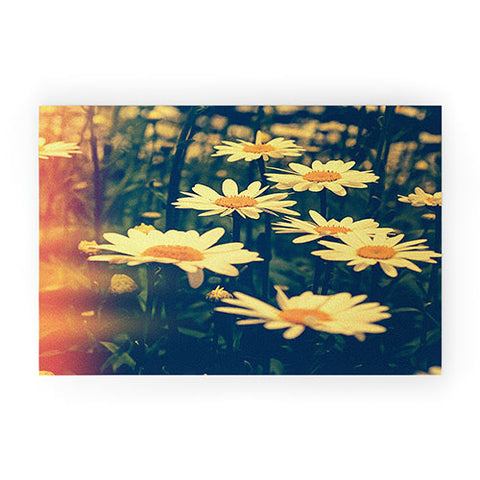Olivia St Claire Daisies Welcome Mat
