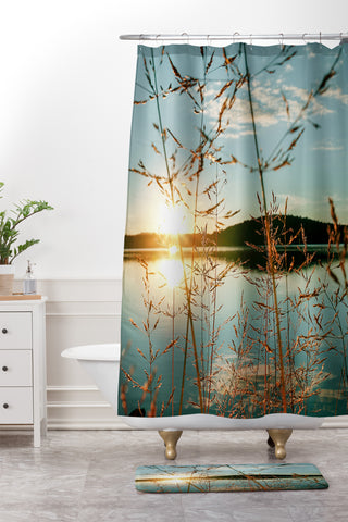 Olivia St Claire Eventide Shower Curtain And Mat