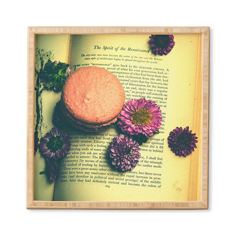 Olivia St Claire Flowers on a Page Framed Wall Art