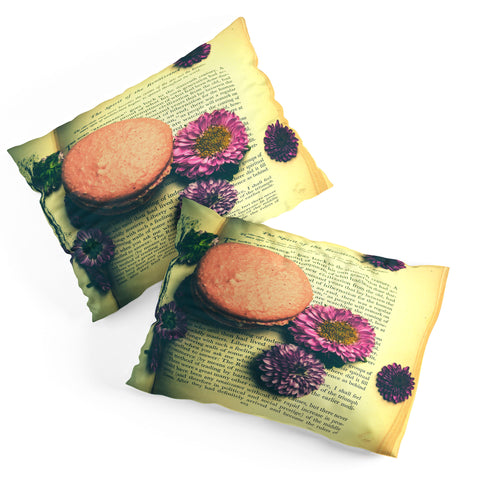 Olivia St Claire Flowers on a Page Pillow Shams
