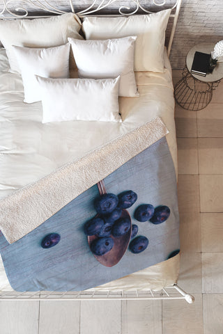 Olivia St Claire Goodness Overflows Fleece Throw Blanket