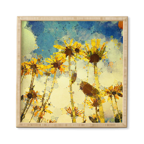 Olivia St Claire Happy Yellow Flowers Framed Wall Art