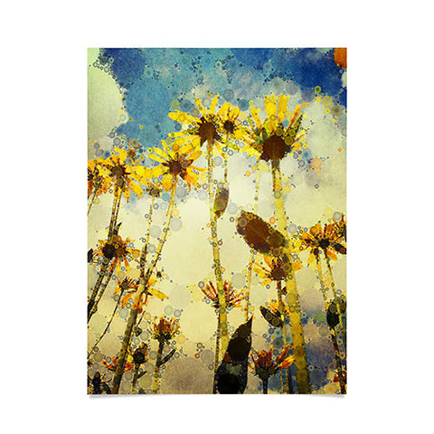 Olivia St Claire Happy Yellow Flowers Poster