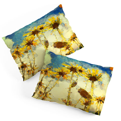 Olivia St Claire Happy Yellow Flowers Pillow Shams