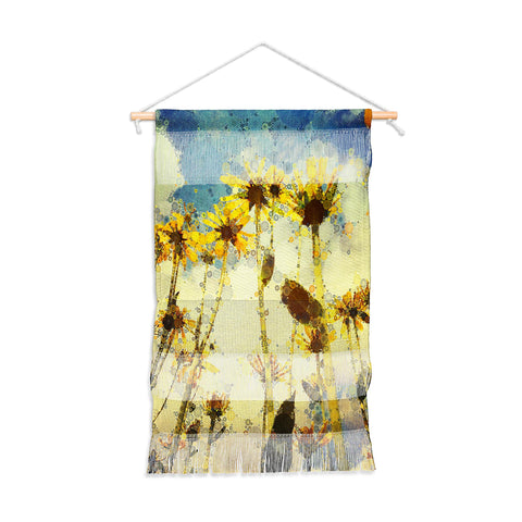Olivia St Claire Happy Yellow Flowers Wall Hanging Portrait