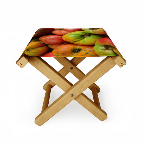Olivia St Claire Heirloom Tomatoes Folding Stool