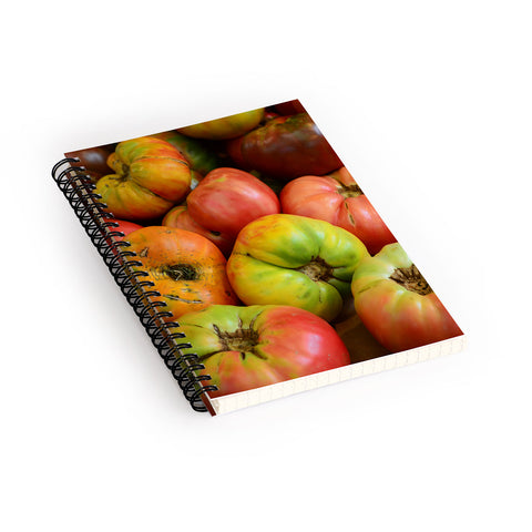 Olivia St Claire Heirloom Tomatoes Spiral Notebook