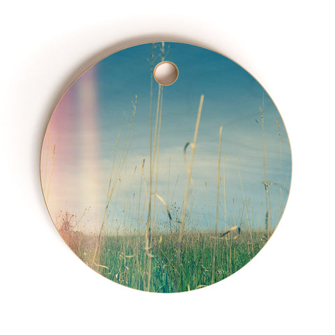 Olivia St Claire Her Heart Was a Wide Open Landscape Cutting Board Round