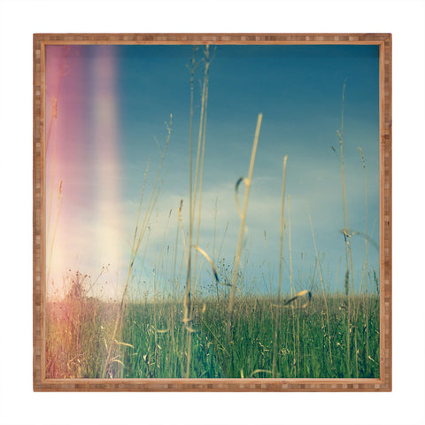 Olivia St Claire Her Heart Was a Wide Open Landscape Square Tray