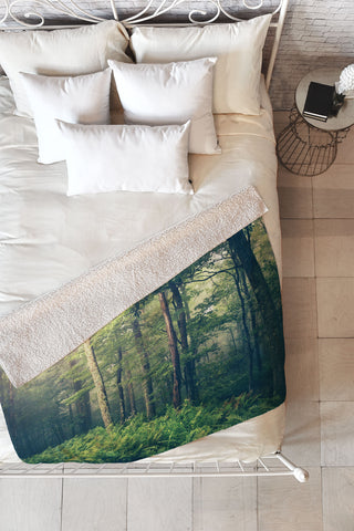 Olivia St Claire Inner Peace Fleece Throw Blanket