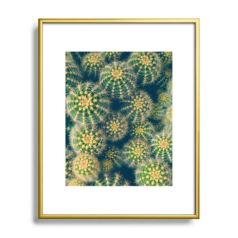 Olivia St Claire Lovely Cactus Metal Framed Art Print