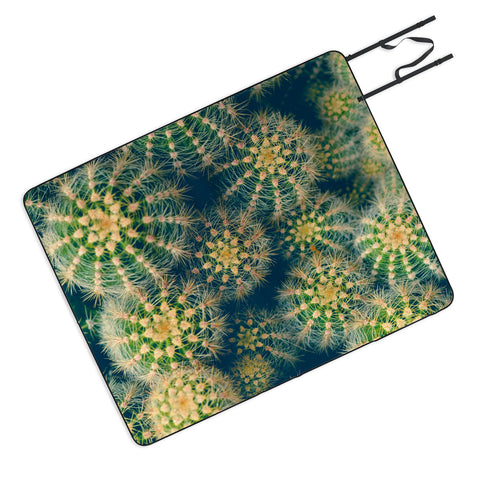 Olivia St Claire Lovely Cactus Picnic Blanket