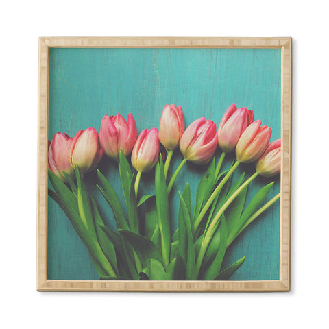 Olivia St Claire Lovely Pink Tulips Framed Wall Art