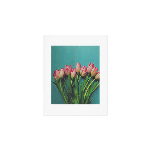 Olivia St Claire Lovely Pink Tulips Art Print