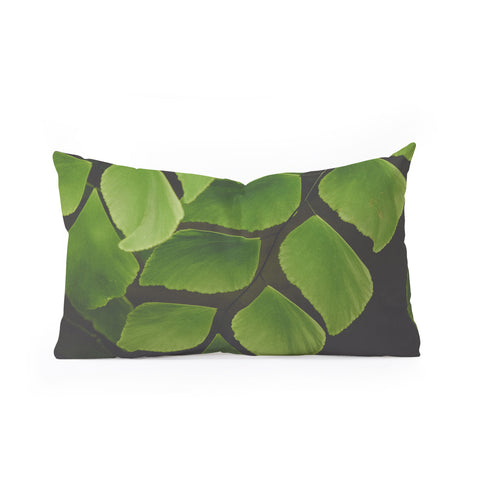 Olivia St Claire Maidenhair Fern 2 Oblong Throw Pillow