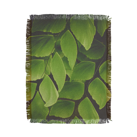 Olivia St Claire Maidenhair Fern 2 Throw Blanket