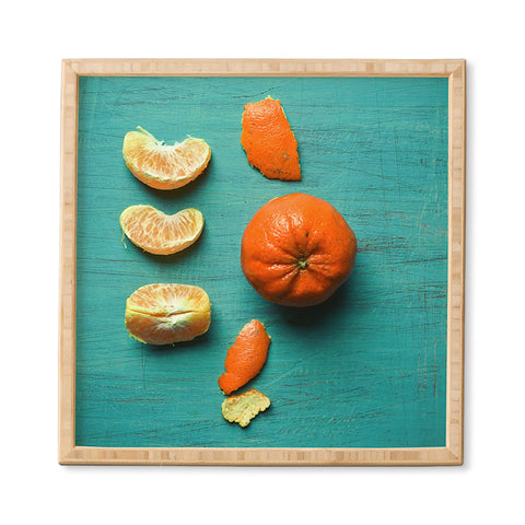 Olivia St Claire Orange Wedges Framed Wall Art