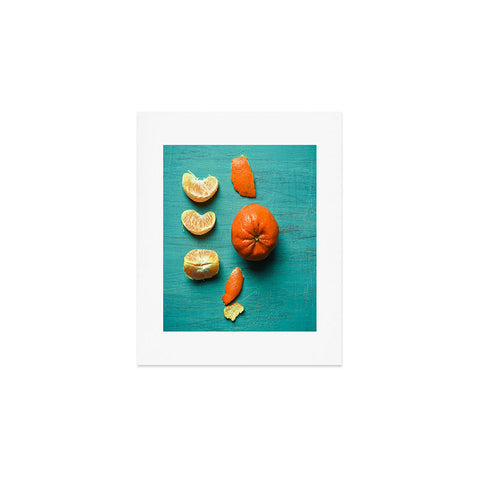 Olivia St Claire Orange Wedges Art Print