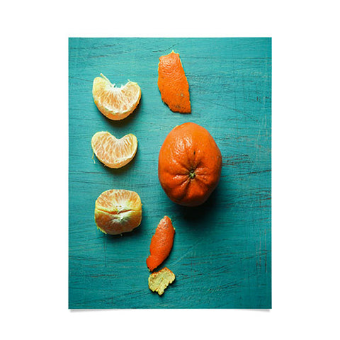 Olivia St Claire Orange Wedges Poster