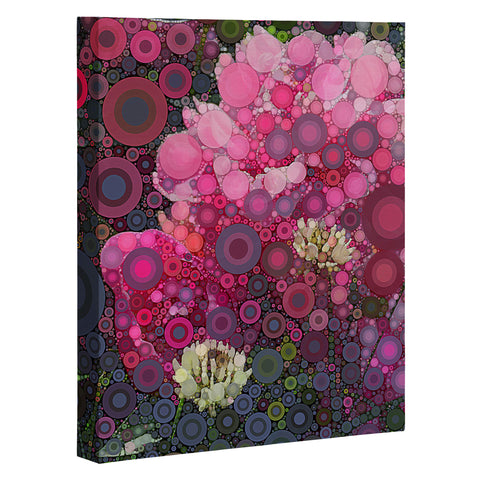 Olivia St Claire Peony and Clover Art Canvas