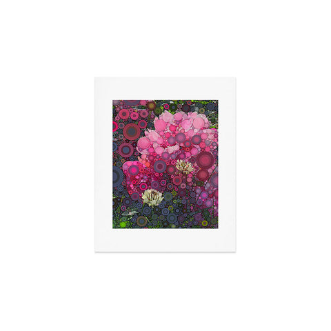 Olivia St Claire Peony and Clover Art Print
