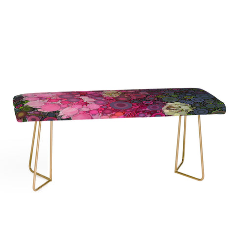 Olivia St Claire Peony and Clover Bench