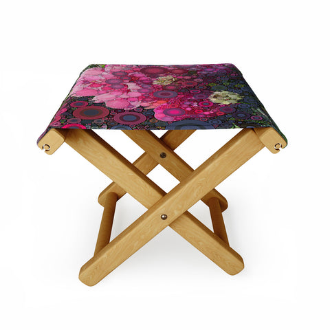 Olivia St Claire Peony and Clover Folding Stool