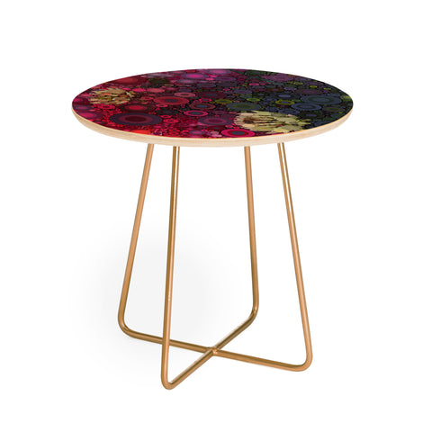 Olivia St Claire Peony and Clover Round Side Table