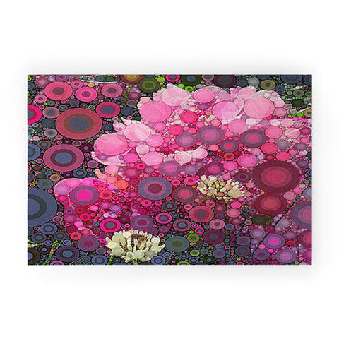 Olivia St Claire Peony and Clover Welcome Mat