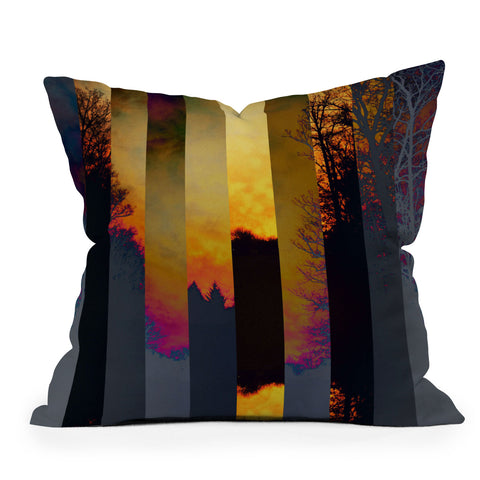 Olivia St Claire Pieces of Sky Throw Pillow