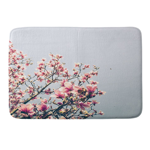 Olivia St Claire Pink Magnolia Memory Foam Bath Mat